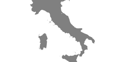 地図のベクトルイタリア