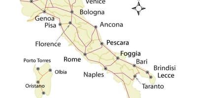 路線図をイタリアネットワーク