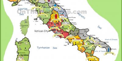 イタリアサッカー地図-地図のイタリアサッカー(南欧諸国-ヨーロッパ）